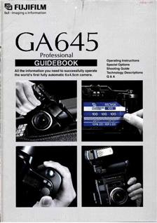 Fujifilm GA 645 Printed Manual